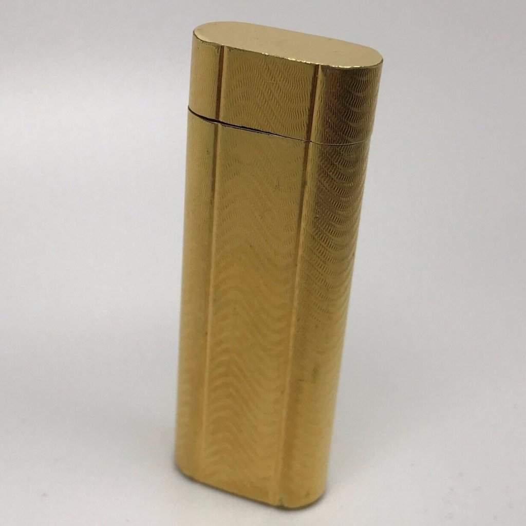 Vintage Antique Cartier Plorgalva Lighter Goldplated